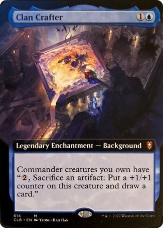 Clan Crafter (Extended Art) [Commander Legends: Battle for Baldur's Gate] | Total Play