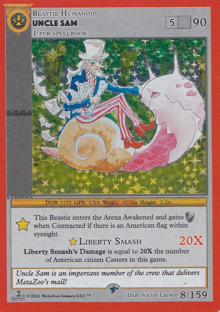 Uncle Sam [Cryptid Nation: Second Edition] | Total Play