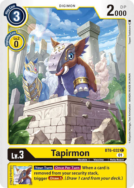Tapirmon [BT6-032] [Double Diamond] | Total Play