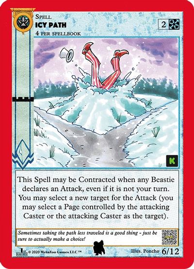 Icy Path (Kickstarter Edition) [Alpha Iceman Starter Deck] | Total Play