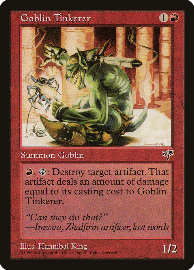 Goblin Tinkerer [Mirage] | Total Play