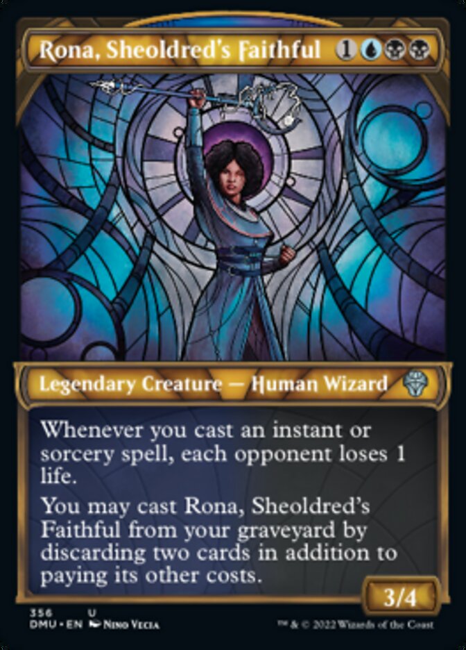 Rona, Sheoldred's Faithful (Showcase Textured) [Dominaria United] | Total Play