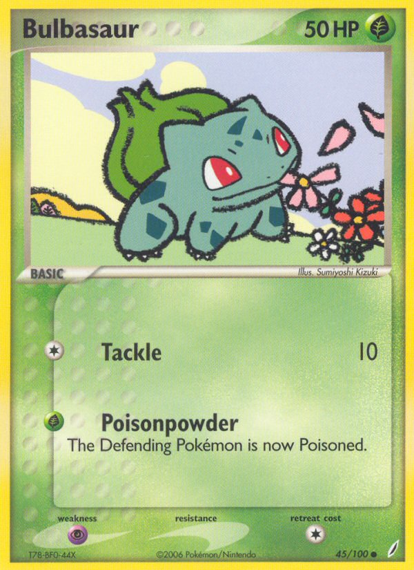 Bulbasaur (45/100) [EX: Crystal Guardians] | Total Play