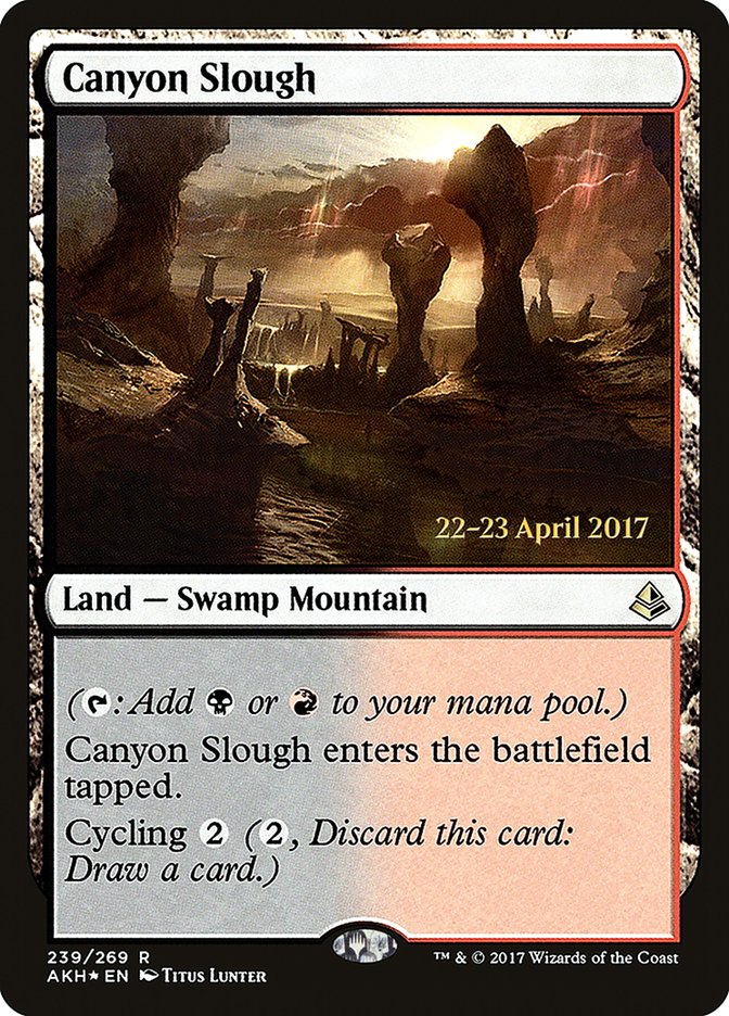 Canyon Slough [Amonkhet Prerelease Promos] | Total Play