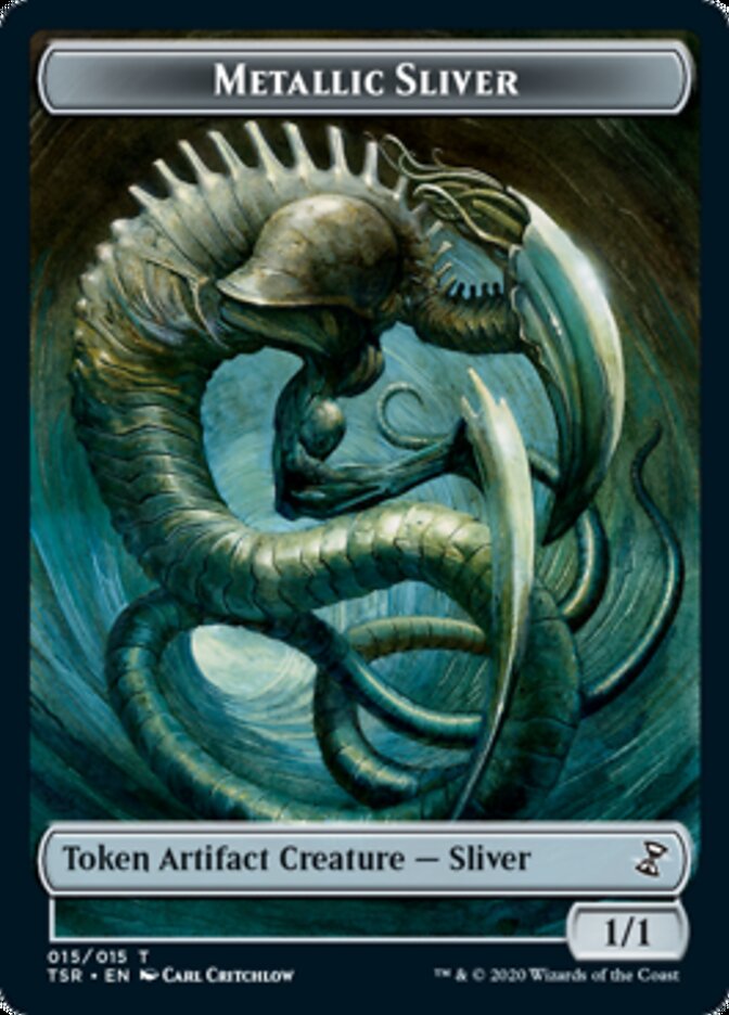 Metallic Sliver Token [Time Spiral Remastered Tokens] | Total Play