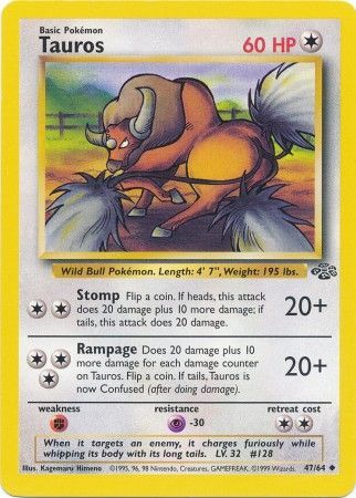 Tauros (47/64) [Jungle Unlimited] | Total Play