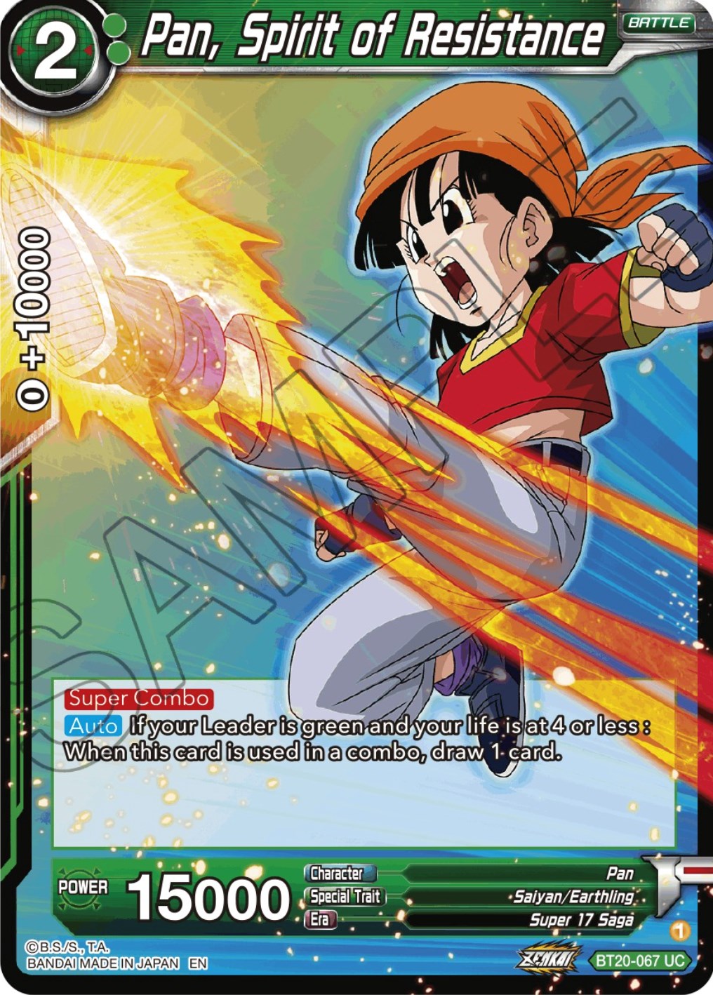 Pan, Spirit of Resistance (BT20-067) [Power Absorbed] | Total Play