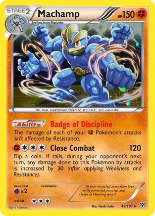 Machamp (49/101) (Cosmos Holo) [Black & White: Plasma Blast] | Total Play