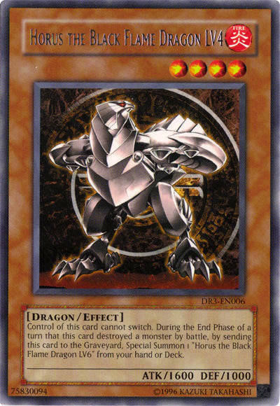 Horus the Black Flame Dragon LV4 [DR3-EN006] Rare | Total Play