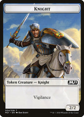 Beast // Knight Double-Sided Token [Core Set 2021 Tokens] | Total Play