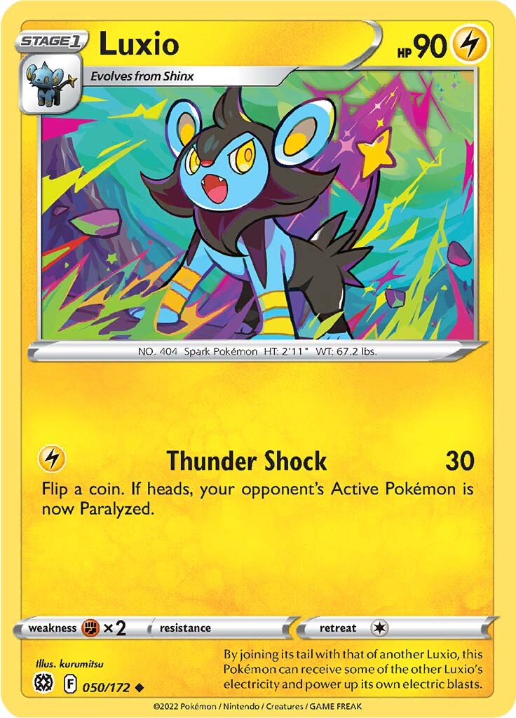 Luxio (050/172) [Sword & Shield: Brilliant Stars] | Total Play