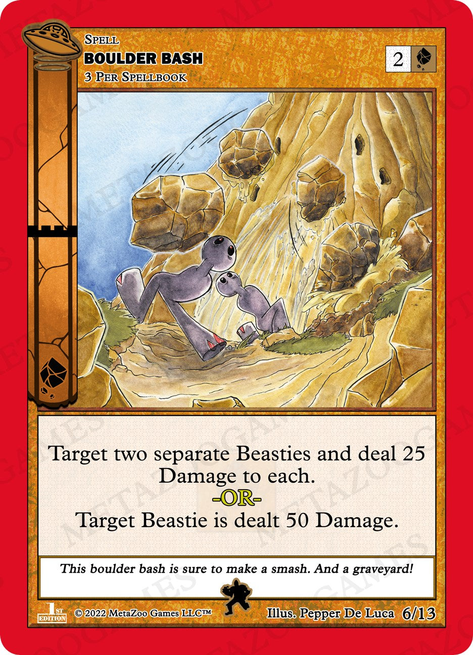 Boulder Bash [Cryptid Nation: UFO First Edition Tribal Theme Decks] | Total Play