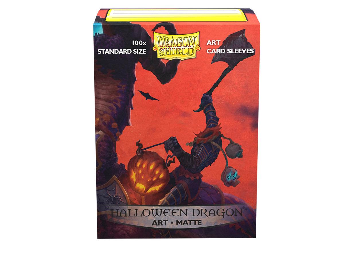 Dragon Shield: Standard 100ct Art Sleeves - Halloween Dragon | Total Play