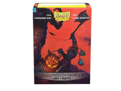 Dragon Shield: Standard 100ct Art Sleeves - Halloween Dragon | Total Play