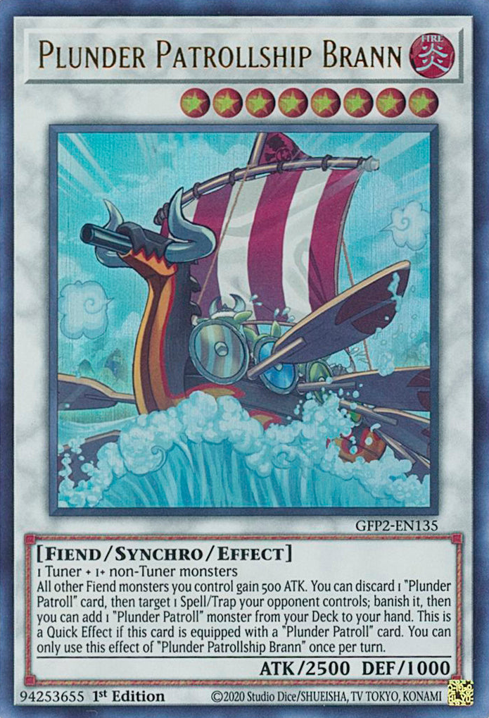Plunder Patrollship Brann [GFP2-EN135] Ultra Rare | Total Play