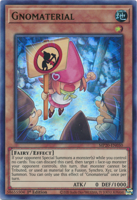 Gnomaterial [MP20-EN050] Ultra Rare | Total Play