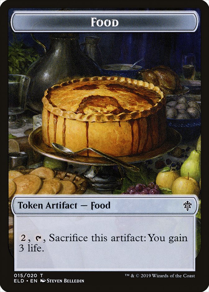 Food Token (015/020) [Throne of Eldraine Tokens] | Total Play