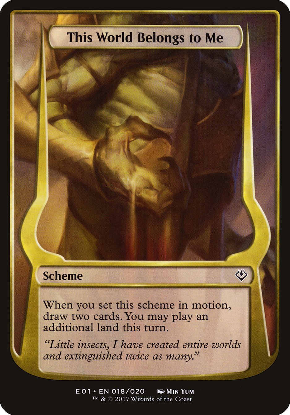 This World Belongs to Me (Schemes) [Archenemy: Nicol Bolas Schemes] | Total Play