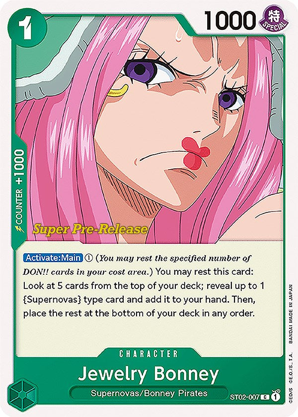 Jewelry Bonney [Super Pre-Release Starter Deck: Worst Generation] | Total Play