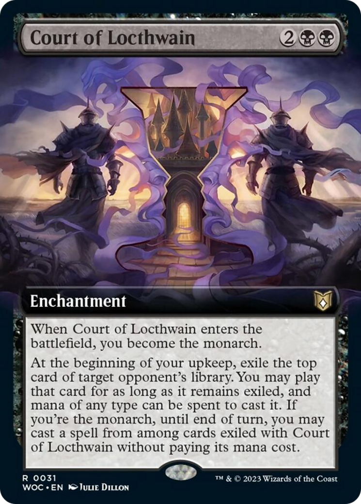 Court of Locthwain (Extended Art) [Wilds of Eldraine Commander] | Total Play