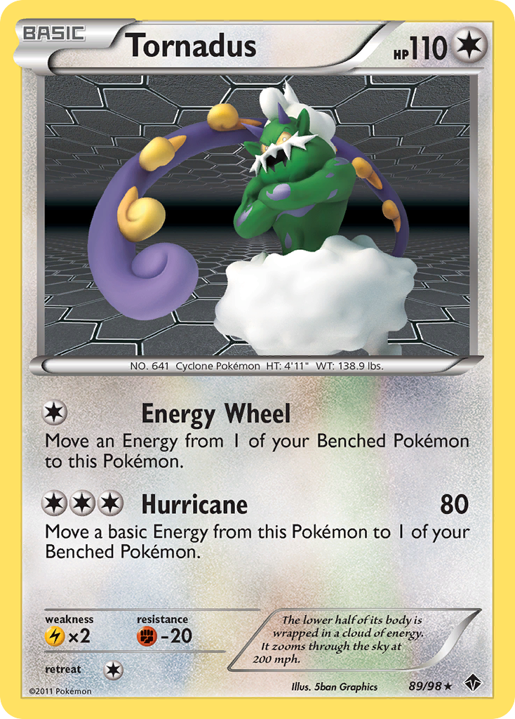 Tornadus (89/98) [Black & White: Emerging Powers] | Total Play