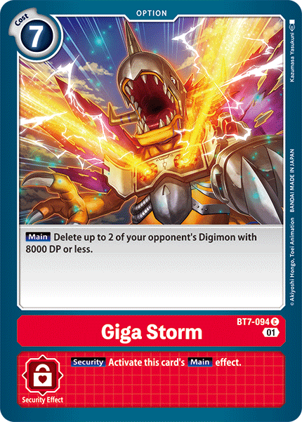 Giga Storm [BT7-094] [Next Adventure] | Total Play