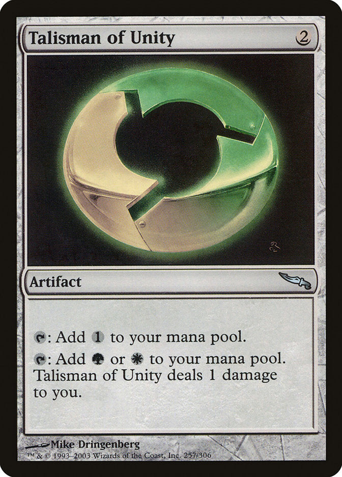 Talisman of Unity [Mirrodin] | Total Play