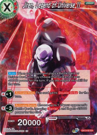 Jiren, Legend of Universe 11 (EX13-02) [Special Anniversary Set 2020] | Total Play