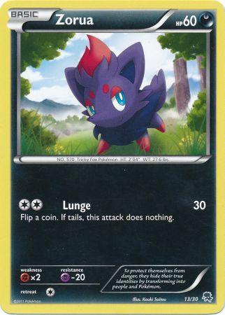 Zorua (13/30) [Black & White: Trainer Kit - Zoroark] | Total Play