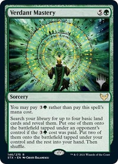 Verdant Mastery (Promo Pack) [Strixhaven: School of Mages Promos] | Total Play