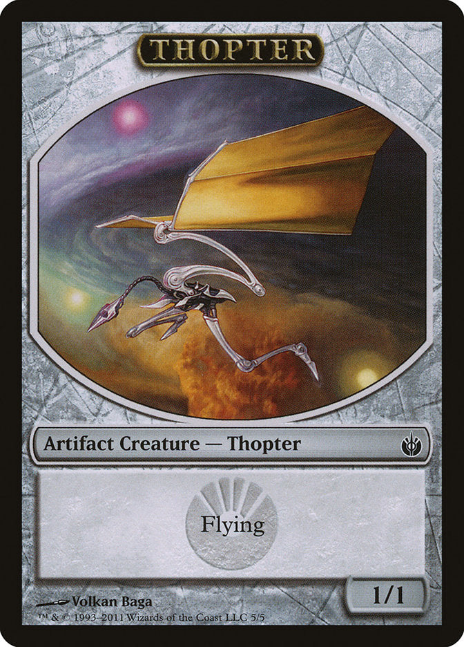 Thopter Token [Mirrodin Besieged Tokens] | Total Play