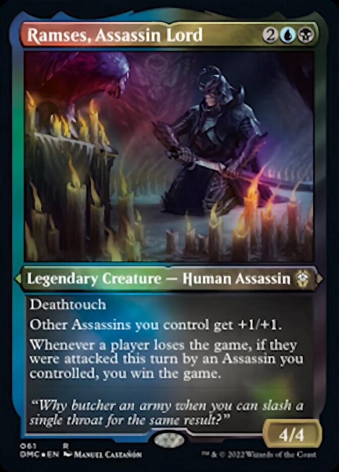 Ramses, Assassin Lord (Foil Etched) [Dominaria United Commander] | Total Play