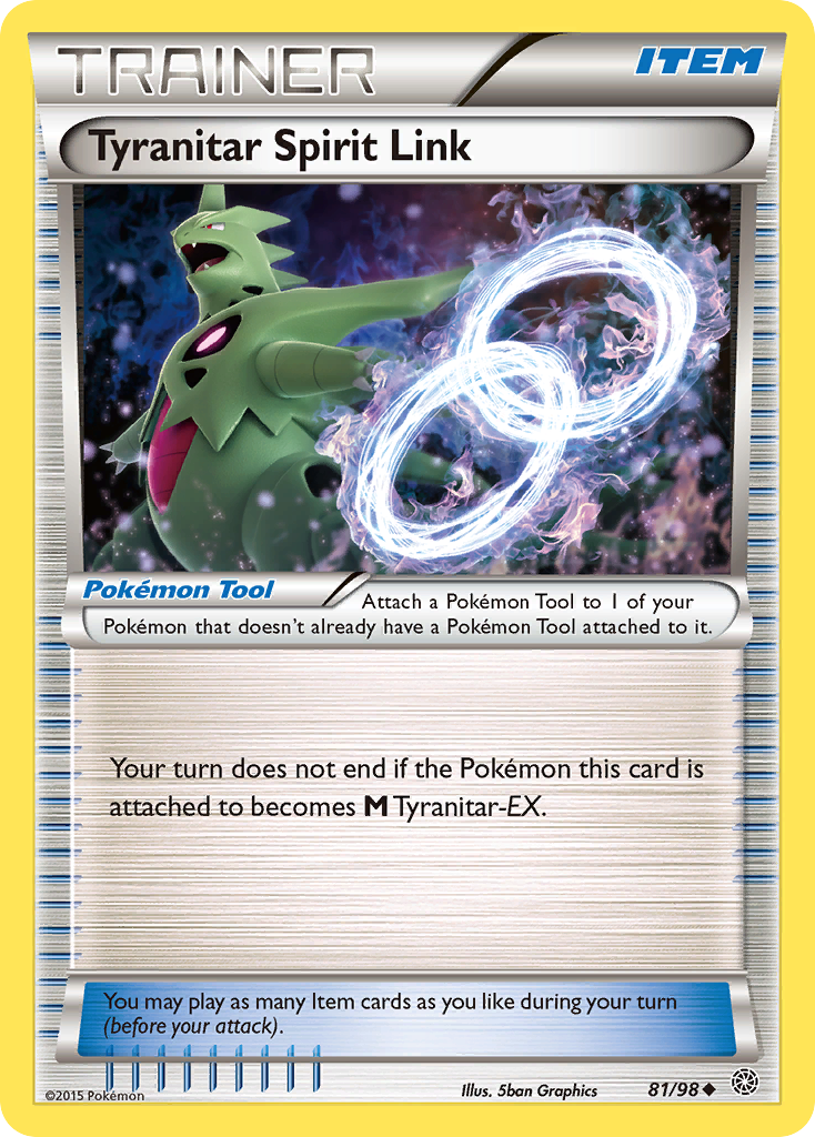 Tyranitar Spirit Link (81/98) [XY: Ancient Origins] | Total Play