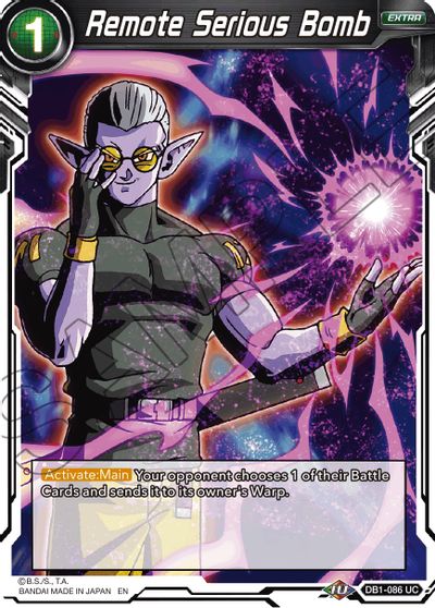 Remote Serious Bomb (Reprint) (DB1-086) [Battle Evolution Booster] | Total Play