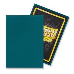 Dragon Shield: Standard 100ct Sleeves - Petrol (Matte) | Total Play