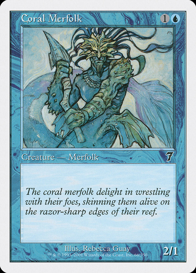 Coral Merfolk [Seventh Edition] | Total Play