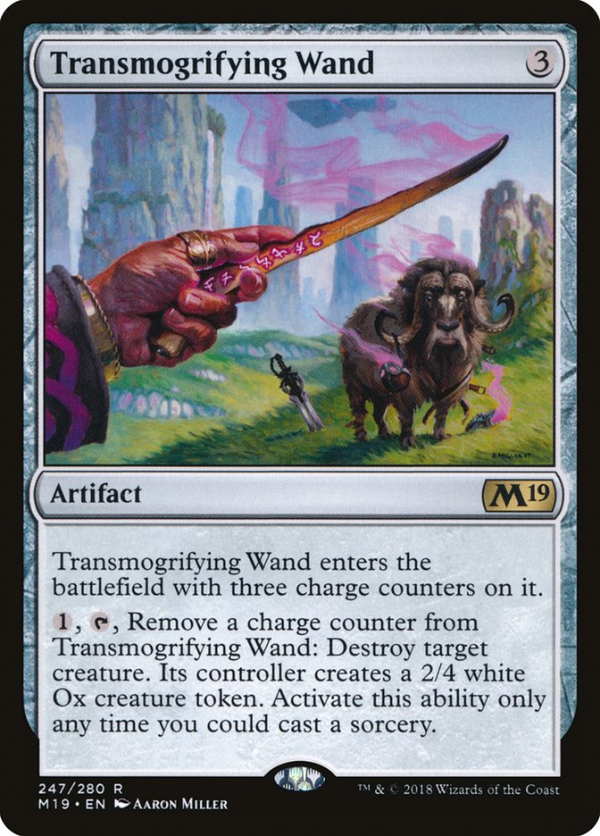 Transmogrifying Wand [Core Set 2019] | Total Play