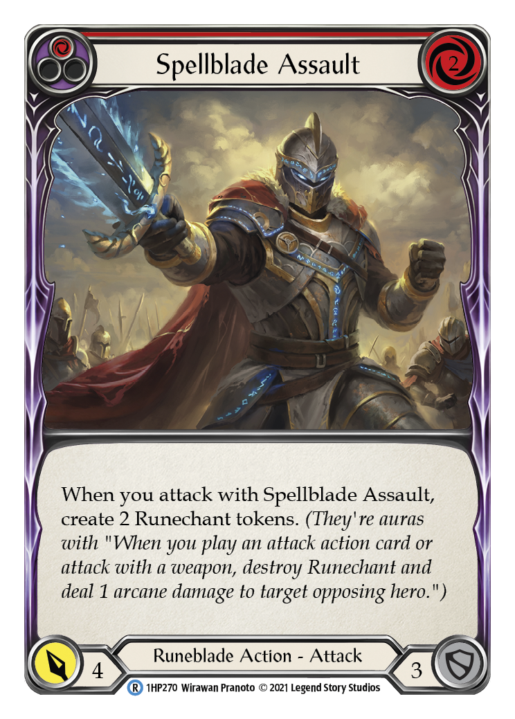 Spellblade Assault (Red) [1HP270] (History Pack 1) | Total Play