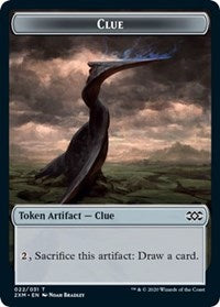 Clue // Wurm (030) Double-Sided Token [Double Masters Tokens] | Total Play