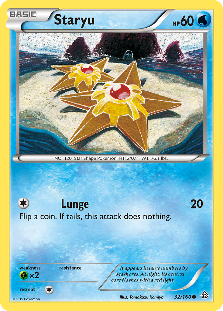 Staryu (32/160) [XY: Primal Clash] | Total Play