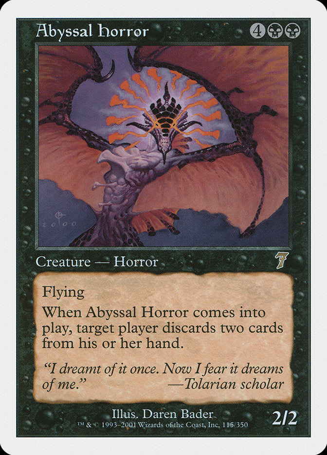 Abyssal Horror [Seventh Edition] | Total Play