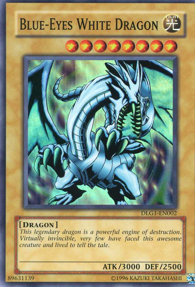 Blue-Eyes White Dragon [DLG1-EN002] Super Rare | Total Play