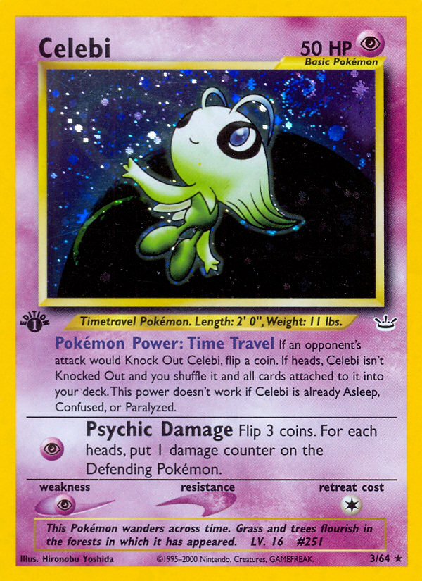 Celebi (3/64) [Neo Revelation 1st Edition] | Total Play