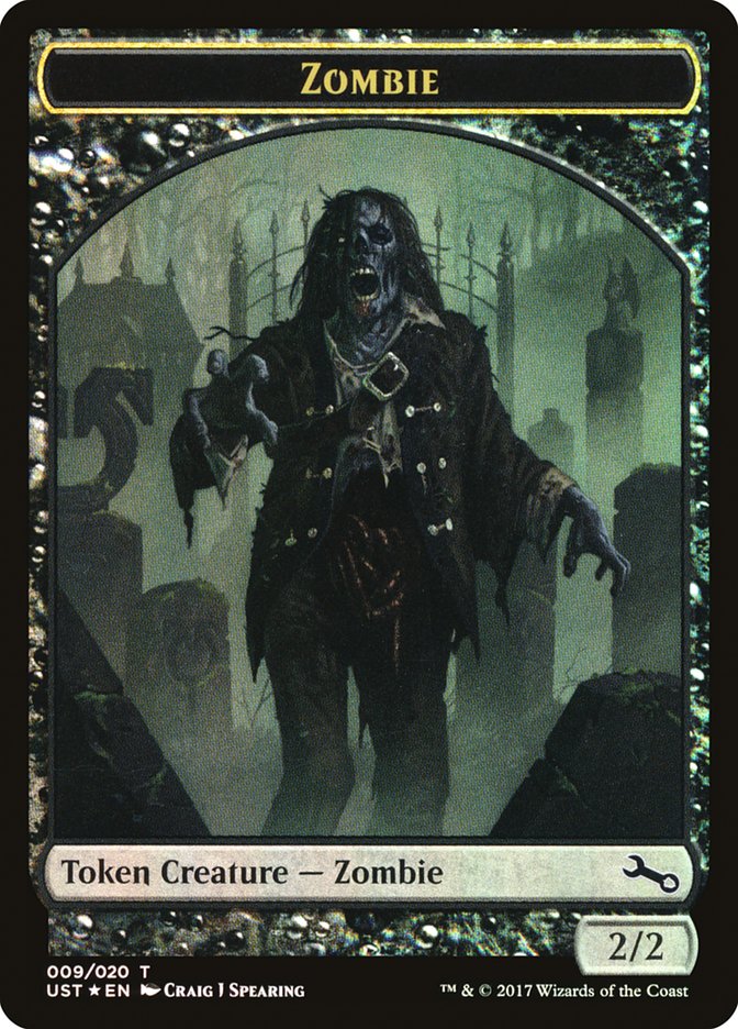 Zombie // Zombie Double-Sided Token [Unstable Tokens] | Total Play