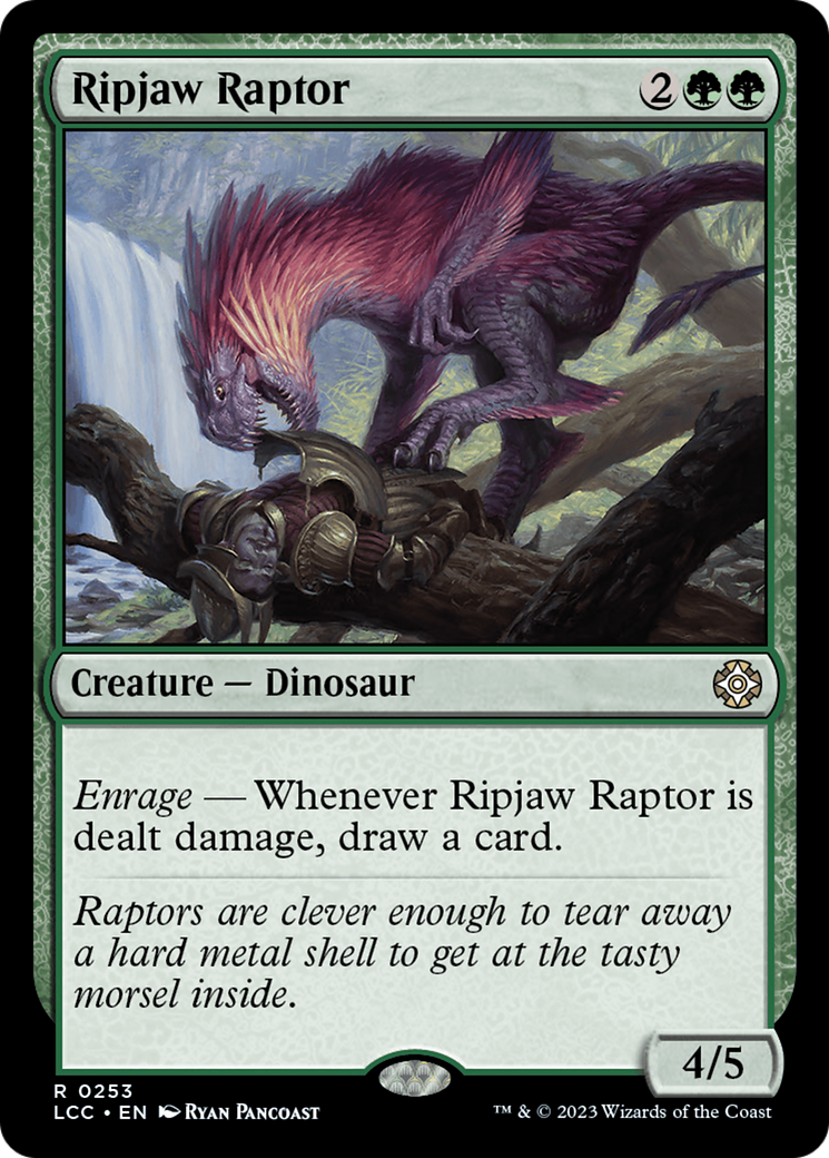 Ripjaw Raptor [The Lost Caverns of Ixalan Commander] | Total Play