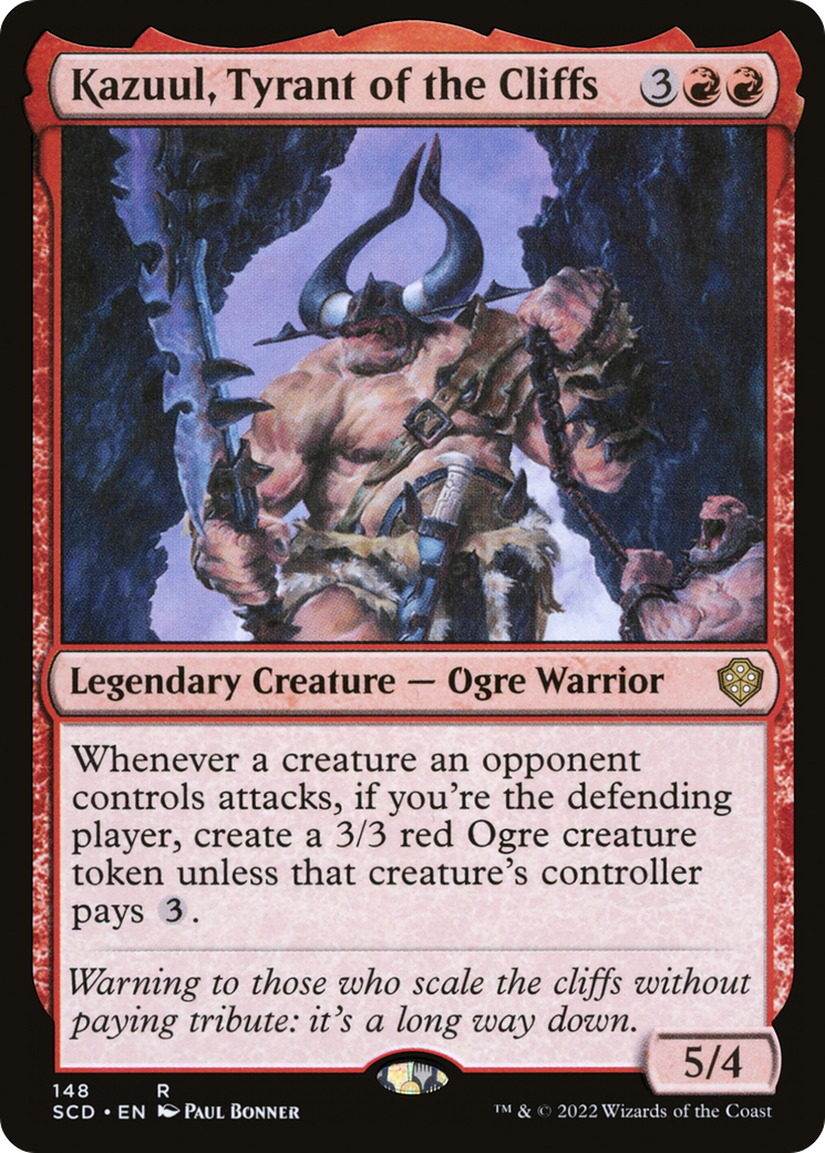 Kazuul, Tyrant of the Cliffs [Starter Commander Decks] | Total Play