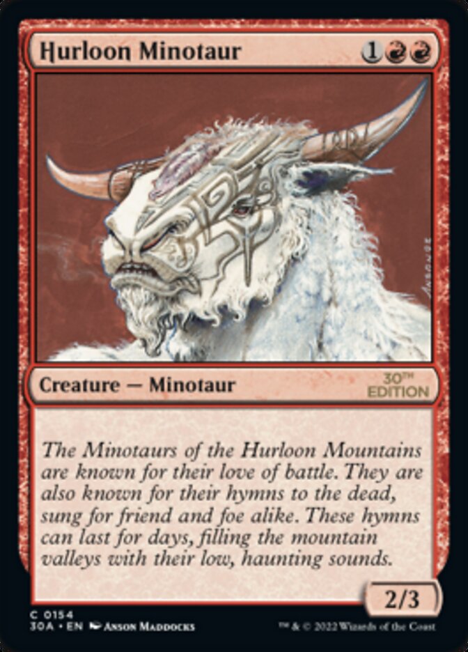 Hurloon Minotaur [30th Anniversary Edition] | Total Play