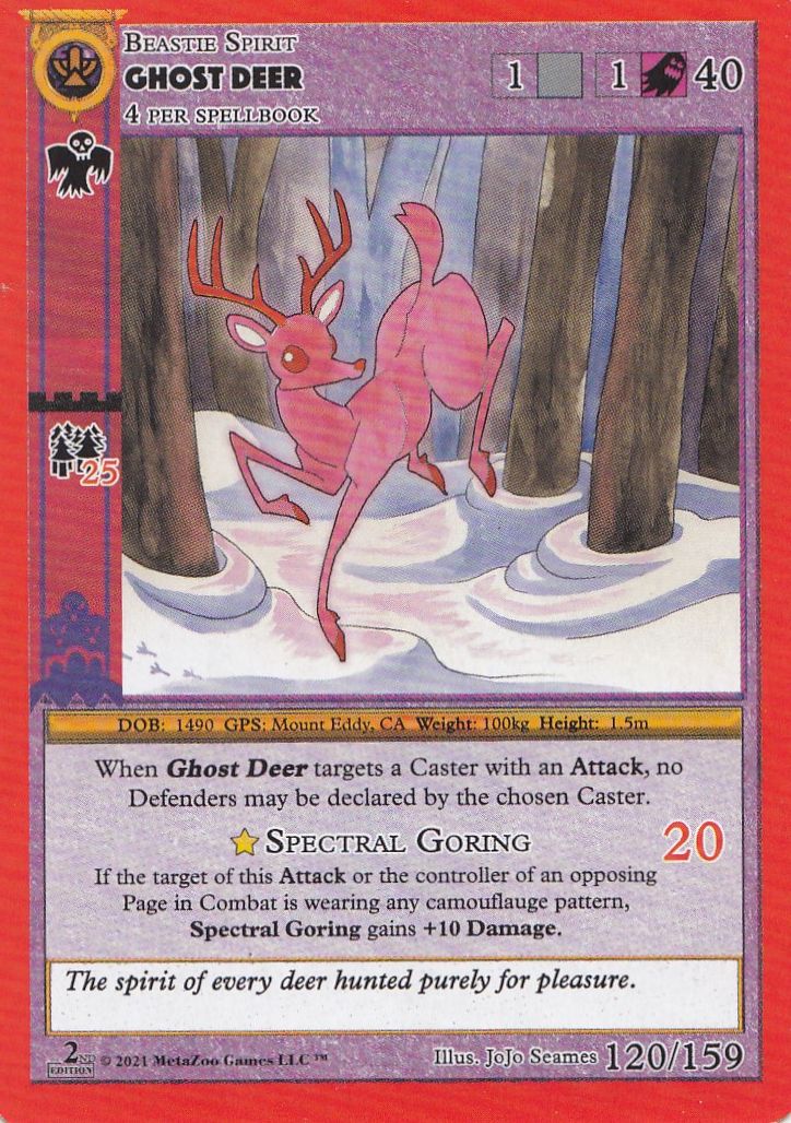 Ghost Deer [Cryptid Nation: Second Edition] | Total Play