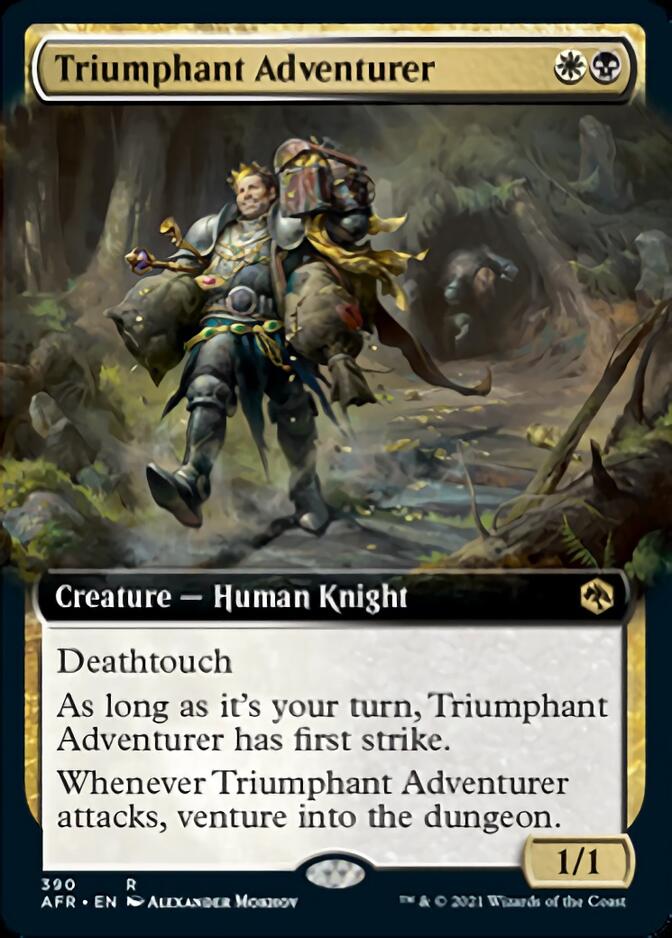 Triumphant Adventurer (Extended Art) [Dungeons & Dragons: Adventures in the Forgotten Realms] | Total Play