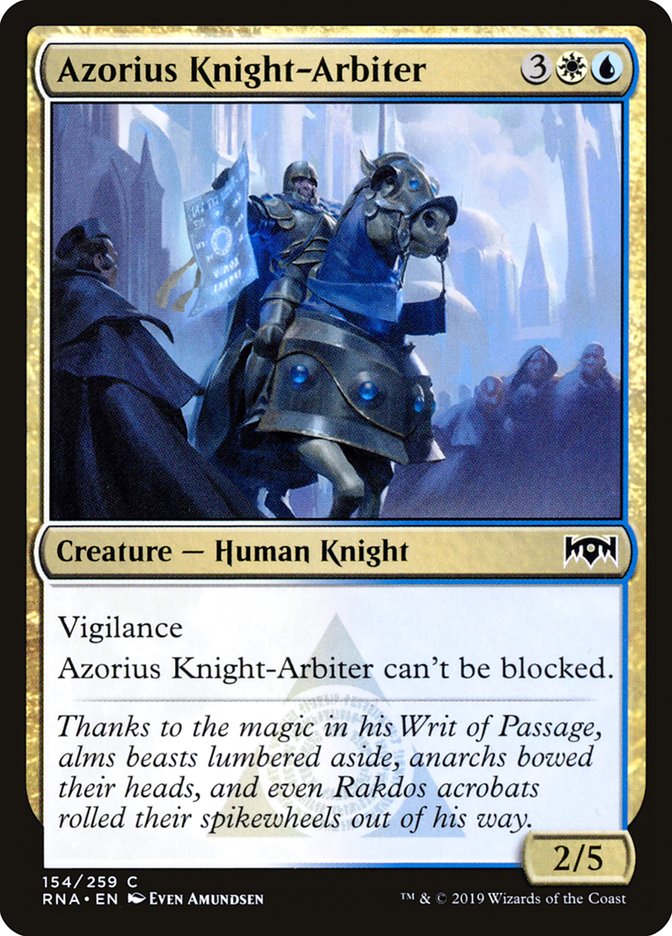 Azorius Knight-Arbiter [Ravnica Allegiance] | Total Play